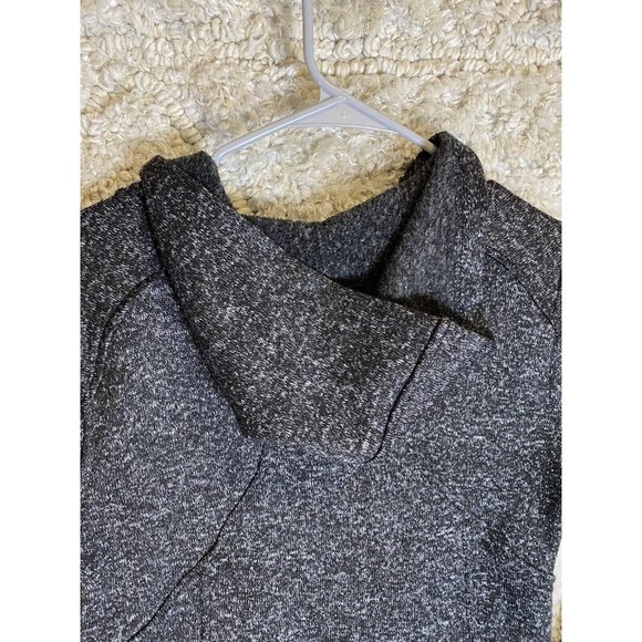 Eddie Bauer Womens Full Zip Hoodie Black Gray Heather Lightweight Size Small - Picture 11 of 11